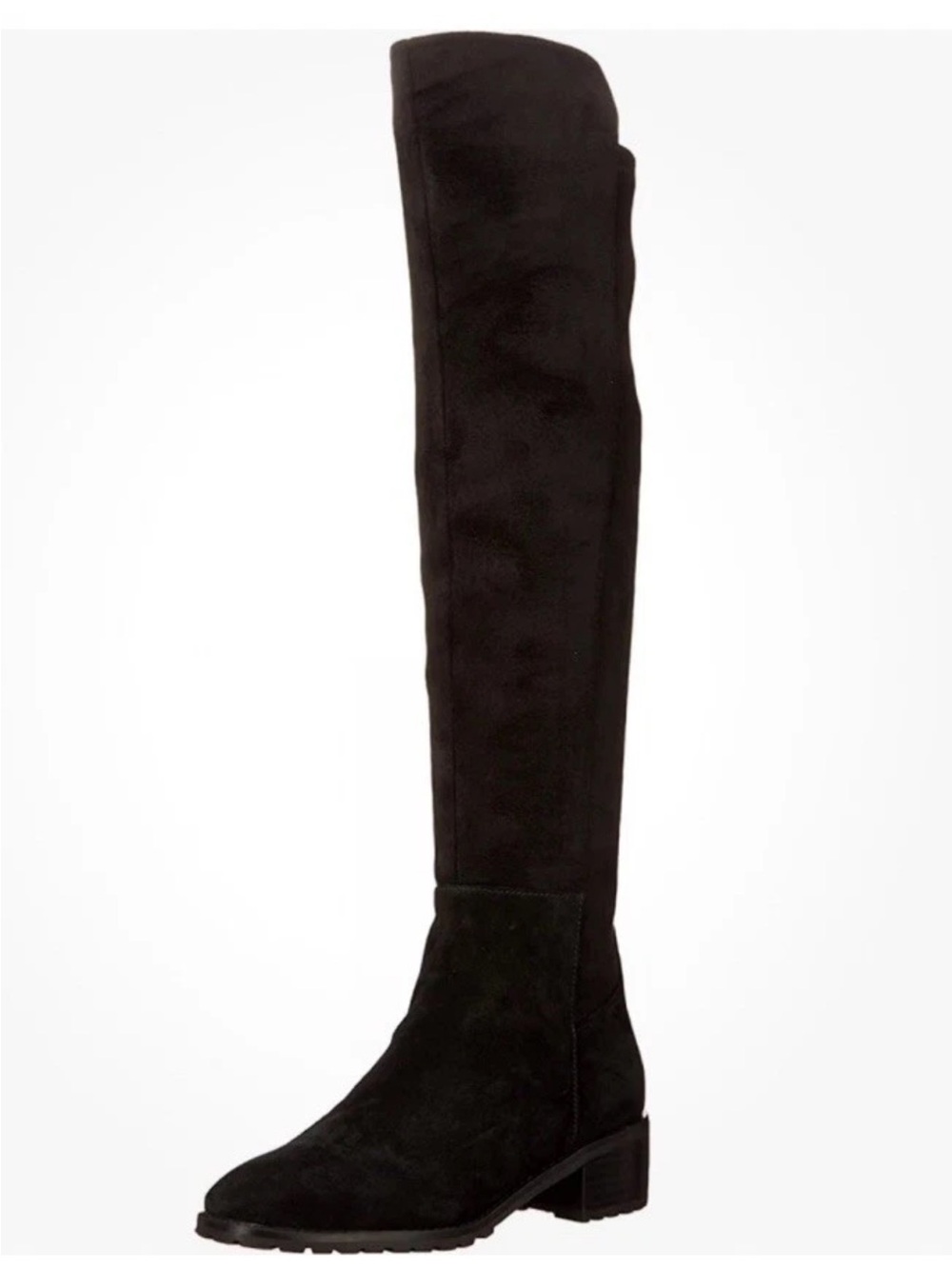 Blondo Women's Sierra Riding Boot Waterproof Black Suede Boot Size 9 B6747 EUC